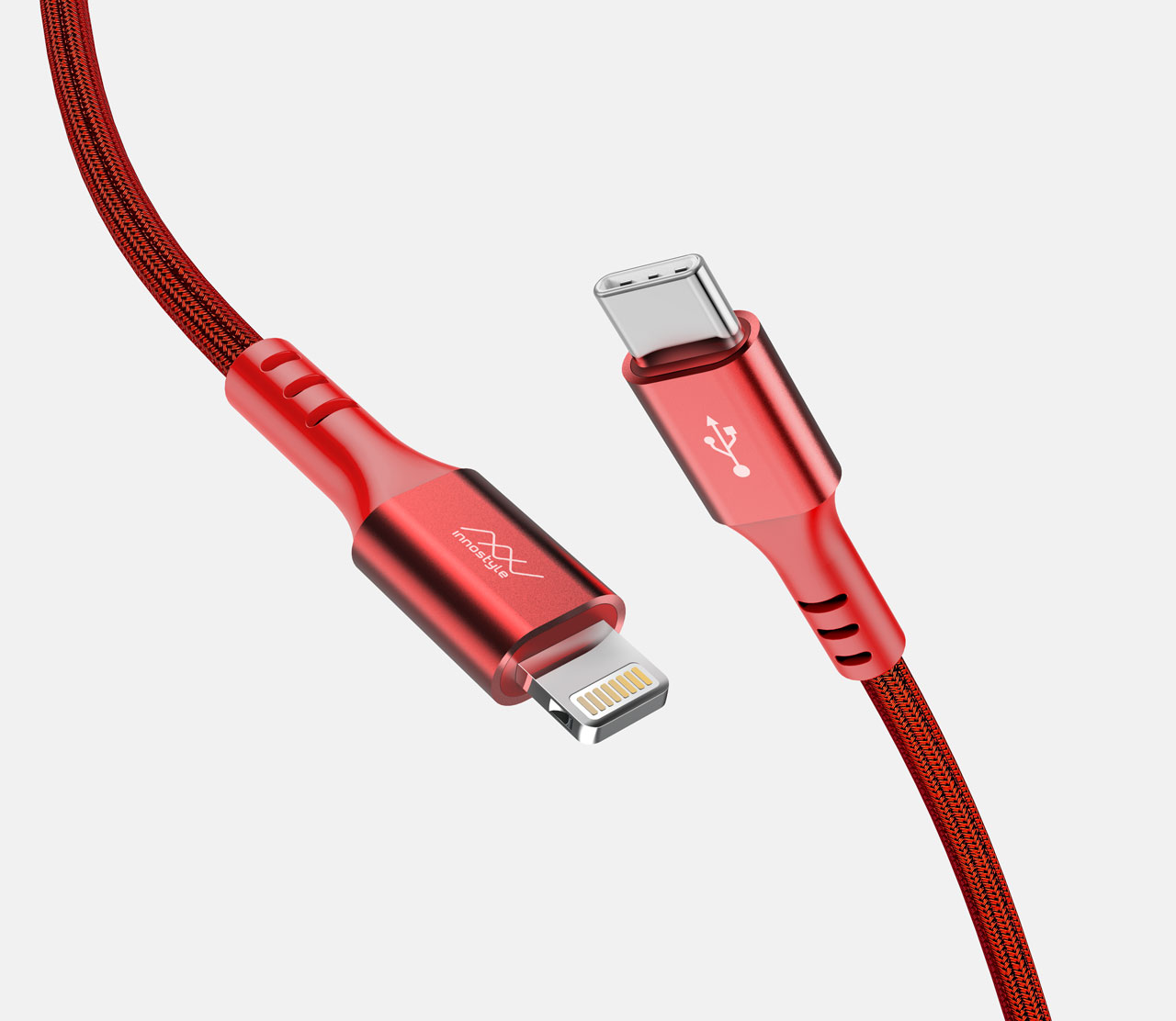 Dây Cáp Sạc USB Type-C To Lightning Innostyle Duraflex - Hàng Chính Hãng