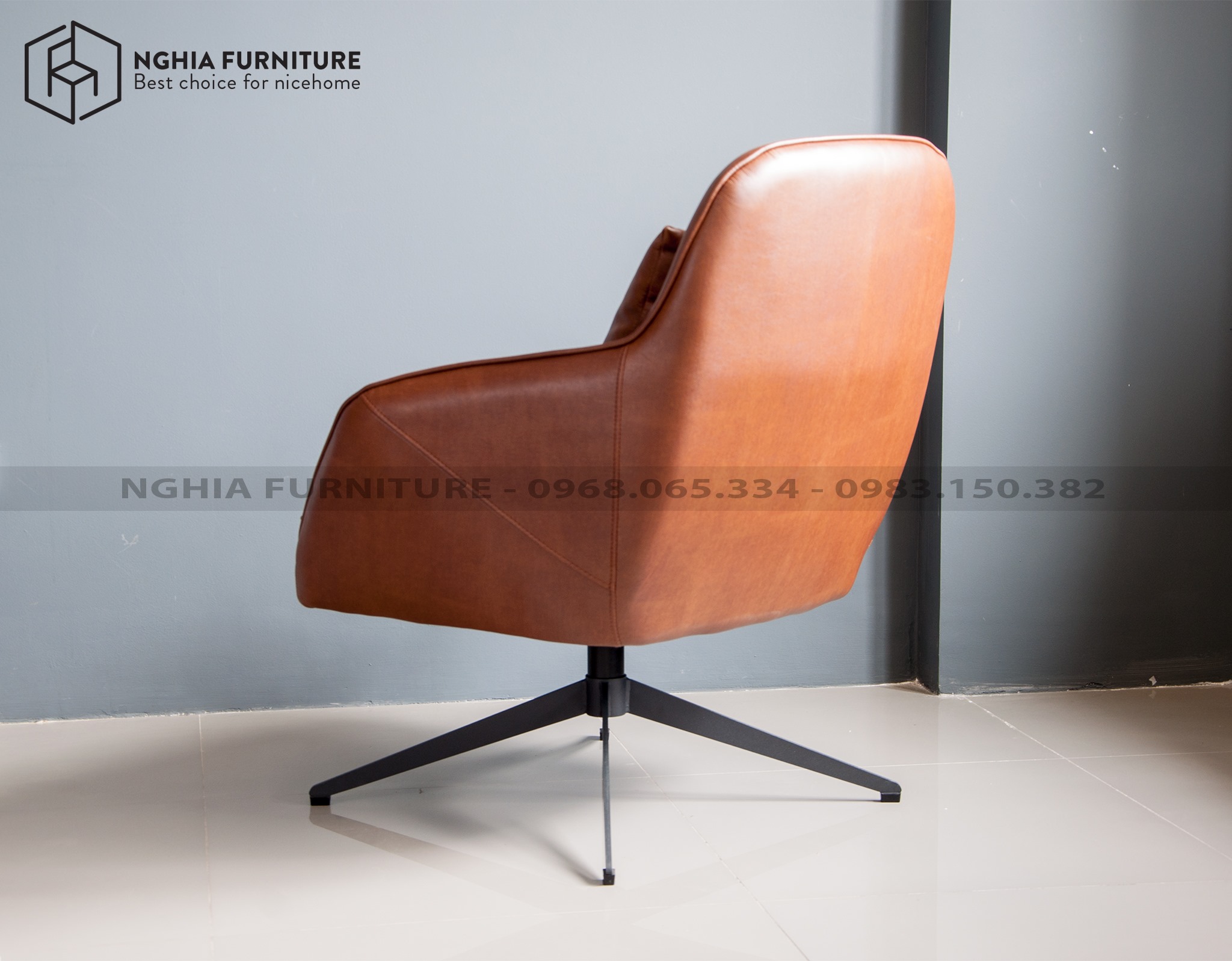 GHẾ XOAY, GHẾ THƯ GIÃN, GHẾ PHÒNG KHÁCH, GHẾ ĐỌC SÁCH, ARM CHAIR NF11.