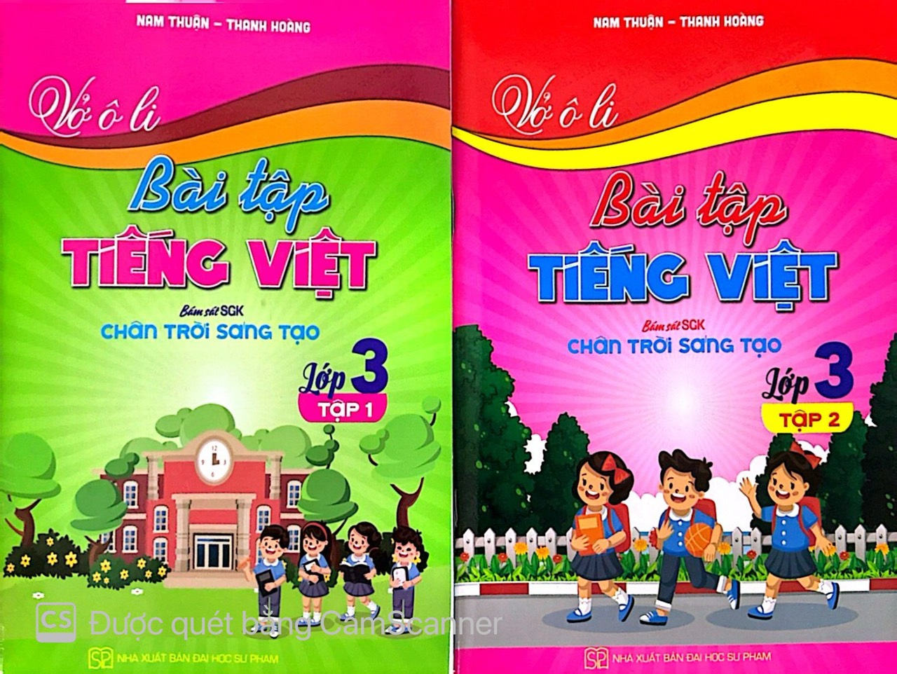 Sách - combo vở ô li bài tập tiếng việt lớp 3 - tập 1 +2  (bám sát sgk chân trời sáng tạo)