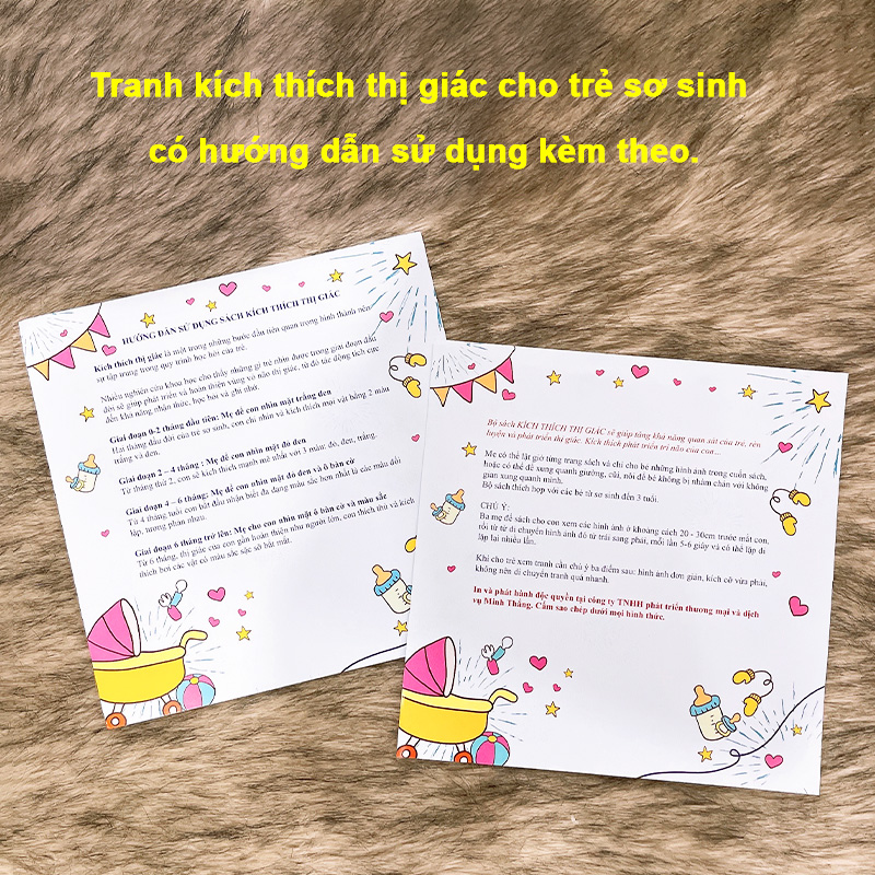 Thẻ kích thích thị giác cho trẻ sơ sinh, Đồ chơi cho bé sơ sinh giúp bé phát triển giác quan và não bộ Baby-S – SDC063