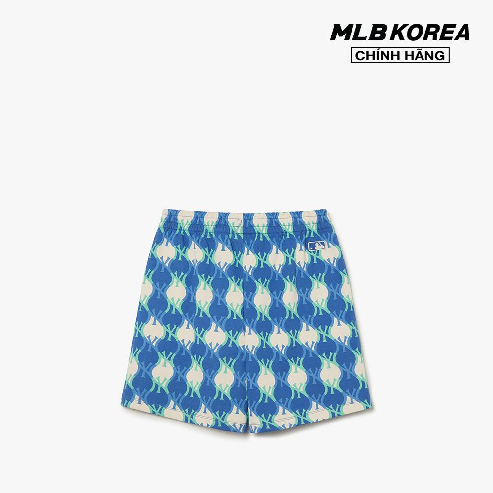 MLB - Quần shorts unisex ống rộng Argyle Monogram Pattern 5 3ASPM0333