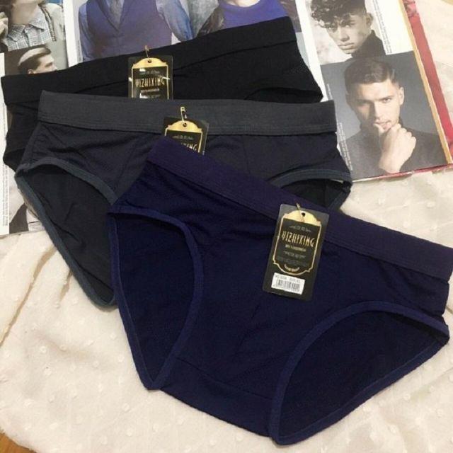 QUẦN SỊP NAM,QUẦN LÓT NAM TAM GIÁC LỖ NHỎ THÔNG HƠI MÁT LẠNH