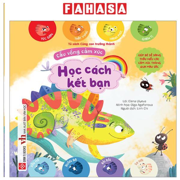 Sách - Cầu Vồng Cảm Xúc - Giúp Bé Dễ Dàng Thấu Hiểu Các Cảm Xúc Thông Qua Màu Sắc - Học Cách Kết Bạn