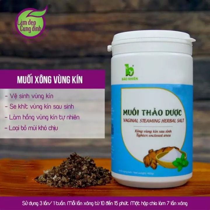 Combo Chậu Xông Vùng Kín Và 1 Muối Thảo Dược Xông 350gr Bảo Nhiên Cho Mẹ Sau Sinh - Hàng Việt Nam