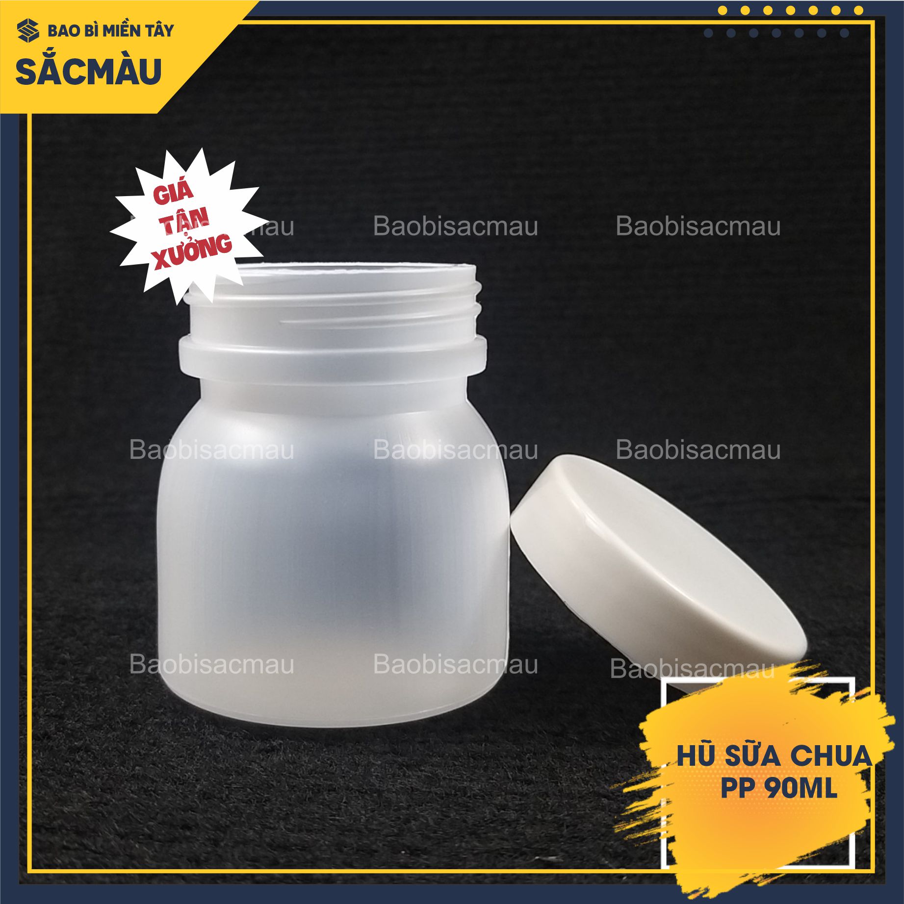 50 HŨ ĐỰNG SỮA CHUA 90ML