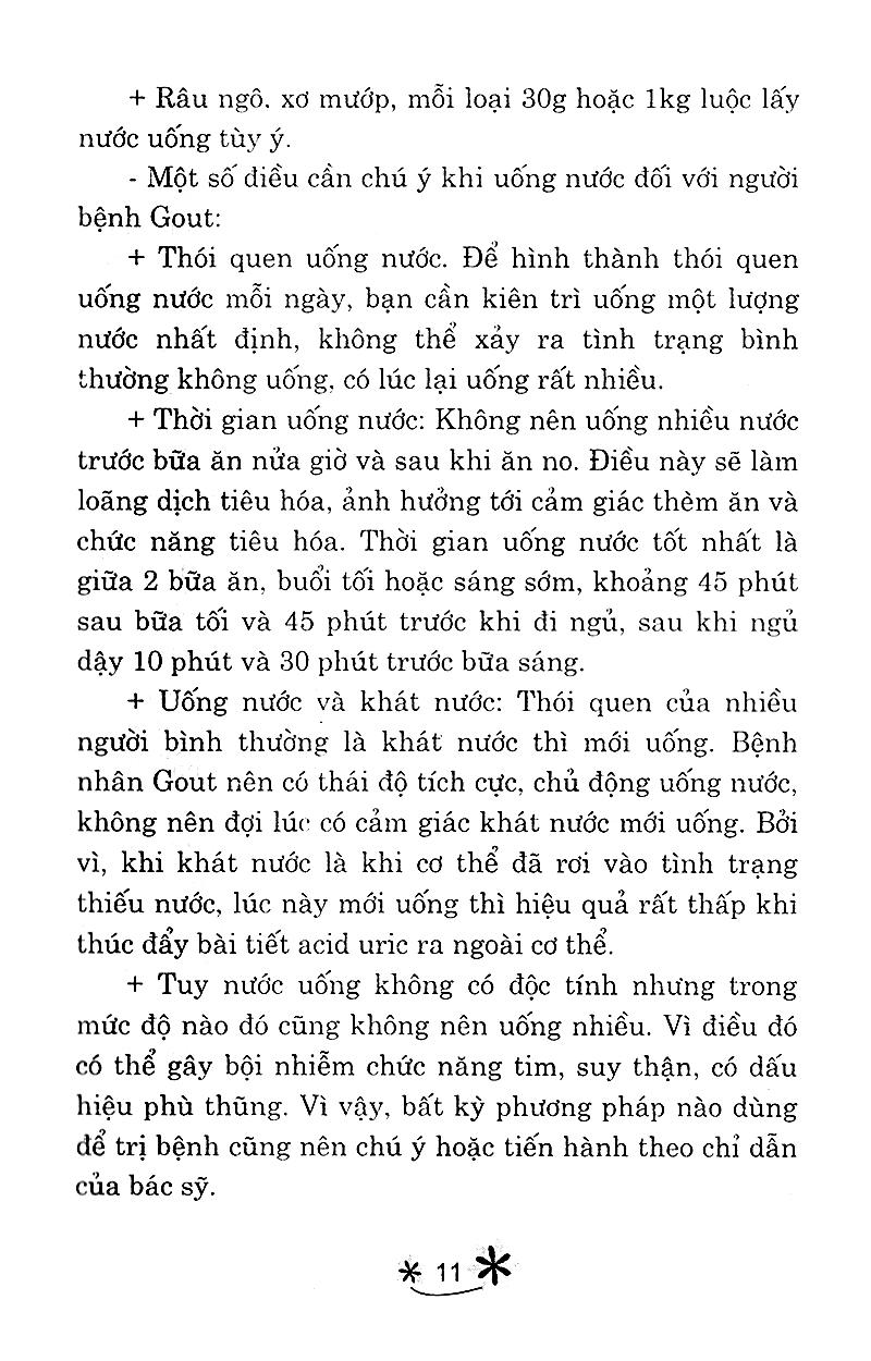 Món Ăn Bài Thuốc Cho Người Bệnh Gout