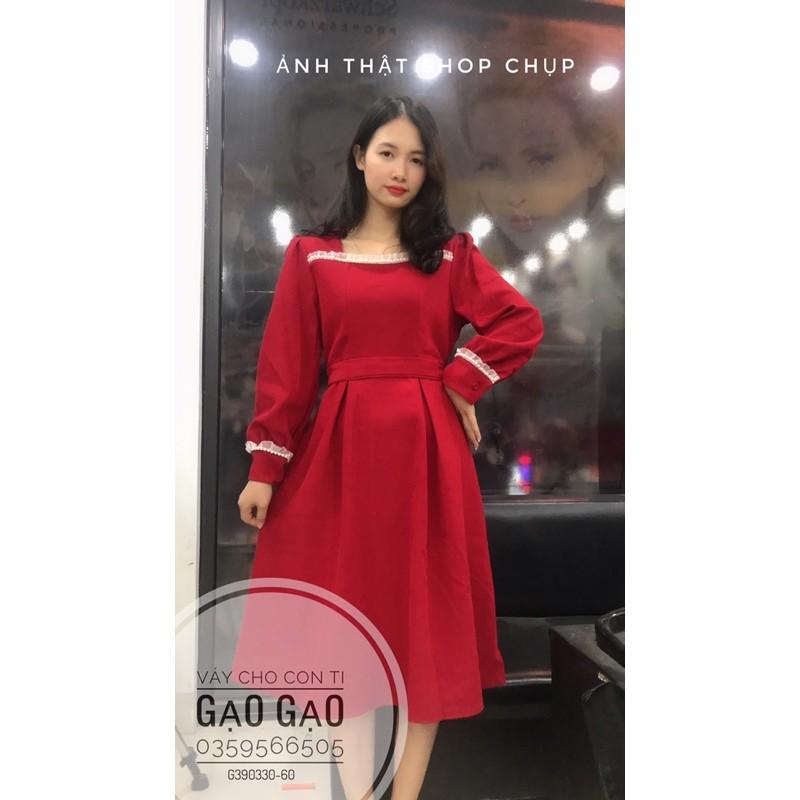 Đầm dạ nhung cho con bú sz M- xxl KÈM ẢNH THẬT