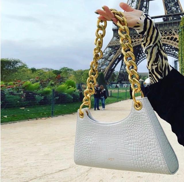 TÚI DÂY XÍCH TÍM THỜI TRANG