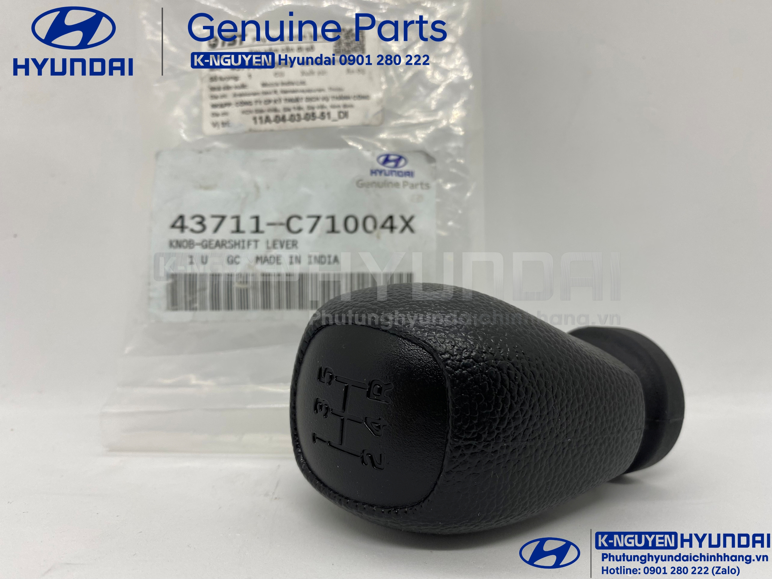 Tay nắm cần số Hyundai i10 và Grand i10 - chính hãng phân phối