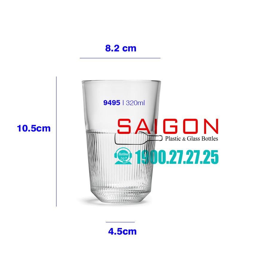 Ly Thủy Tinh Cường Lực Rayo High ball 355ml | 320ml, Tùy Chọn Dung Tích