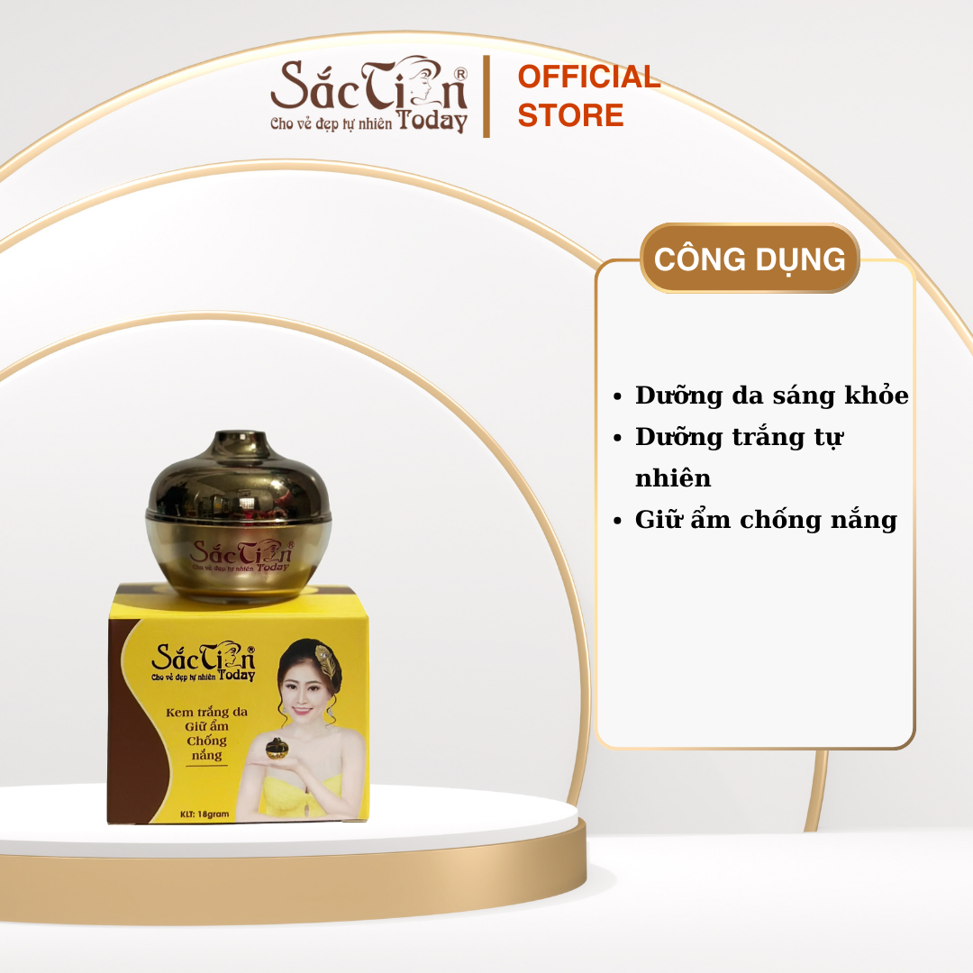 Kem Dưỡng Trắng Da Giữ Ẩm Chống Nắng (18g, 30g) Sắc Tiên Today