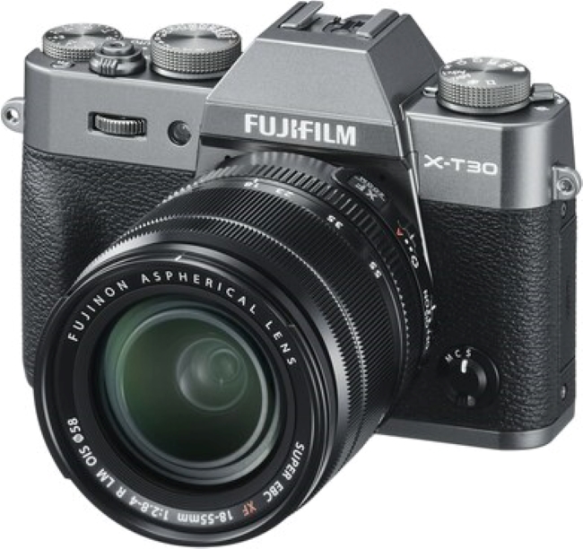 Máy Ảnh FUJIFILM X-T30 + Ống kính kit XF 18-55 (Charcoal / Xám chì) - Chính Hãng