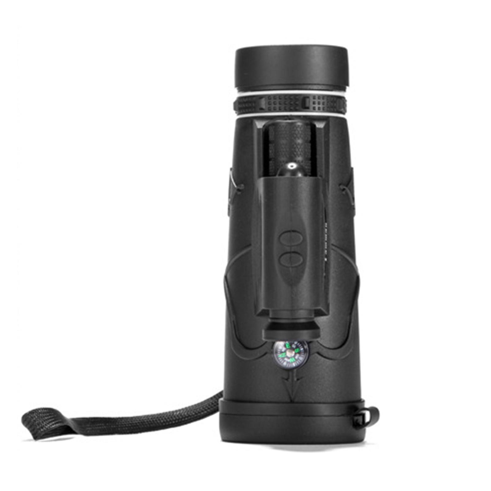 12x50 High Definition Monocular Night Vision Monocular IR Illuminator Telescope with Tripod Phone Mount Carrying