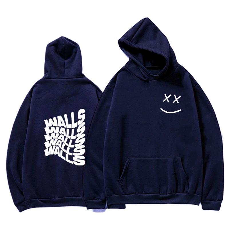 Áo Hoodie nam nữ họa tiết in chữ WALLS