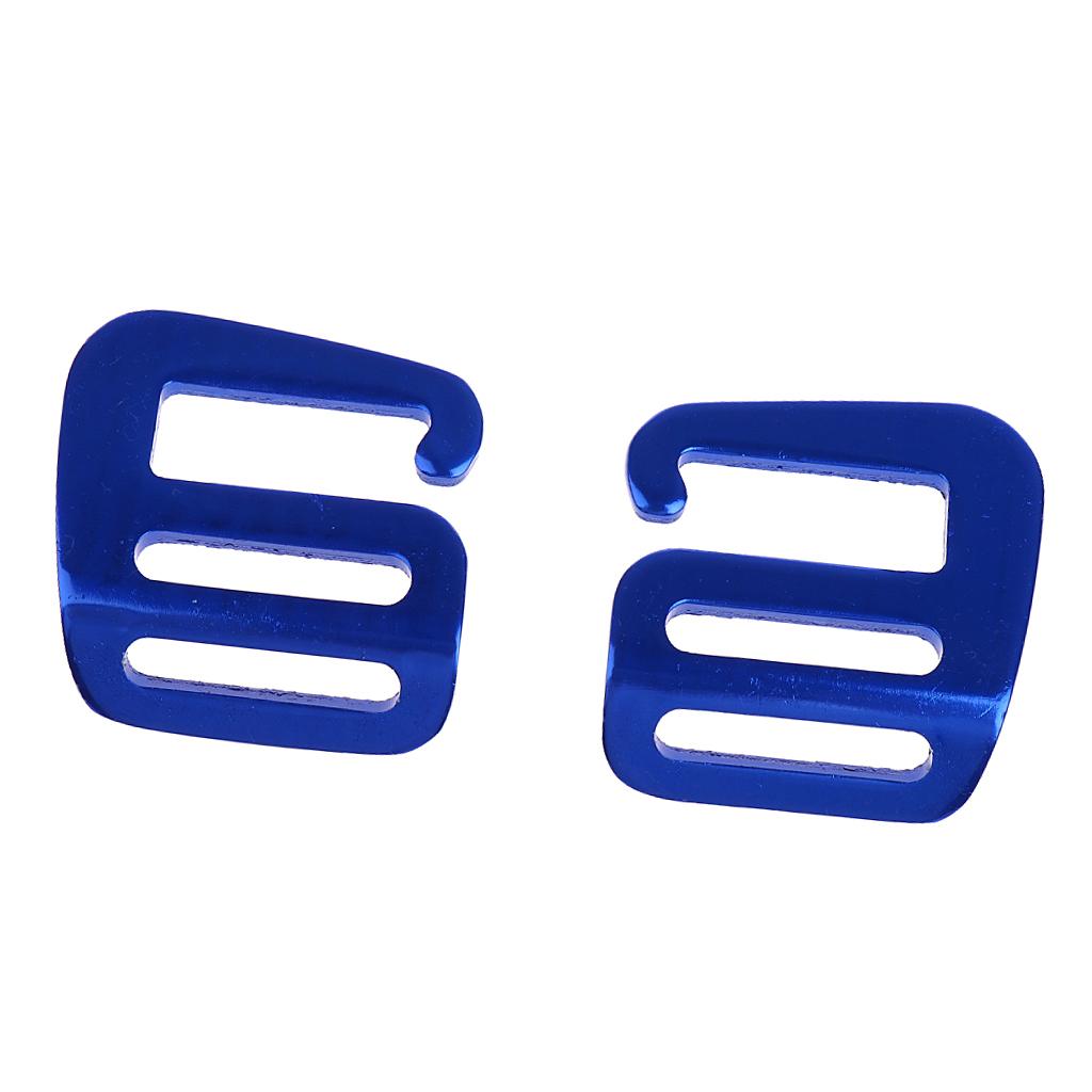 Móc Khóa Vải Ngoài Trời 2 Chiếc G 1 Inch Cho Dây đeo Ba Lô 25 Mm