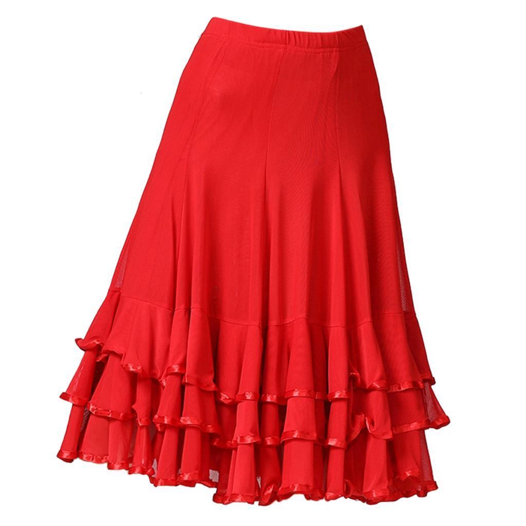 Women Ballroom Latin Tango Dance Skirt Dress Dance Skirt Hip Skirt Plate Skirt Latin Dress Costume