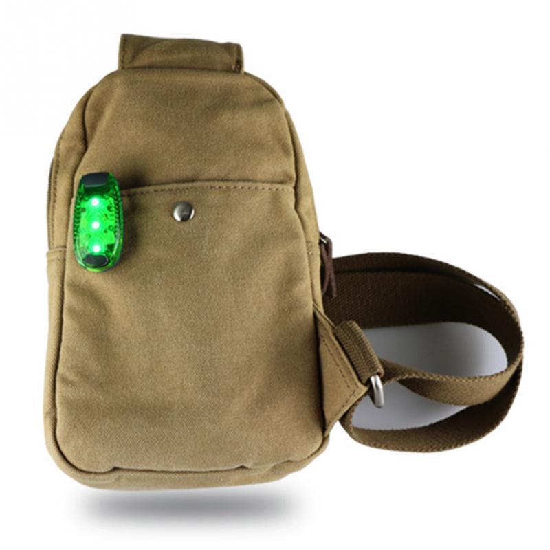 Đèn LED nhấp nháy bộ đèn an toàn đèn an toàn cho trẻ em cặp đi học người chạy ban đêm người leo núi chó xe kéo nhẹ có kẹp đèn cố định và đèn nhấp nháy 6er