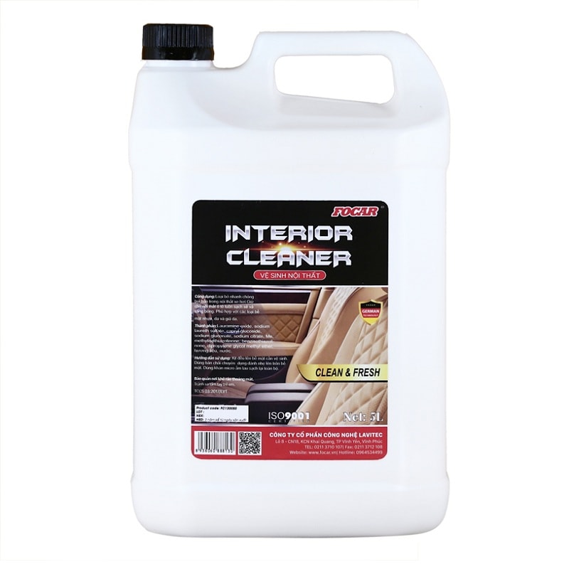 Dung dịch Vệ sinh nội thất FOCAR Interior Cleaner 5L