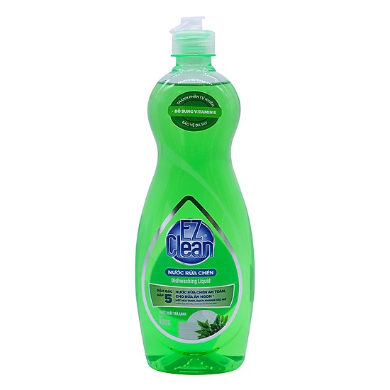 Nước rửa chén Ez Clean hương trà xanh 800g
