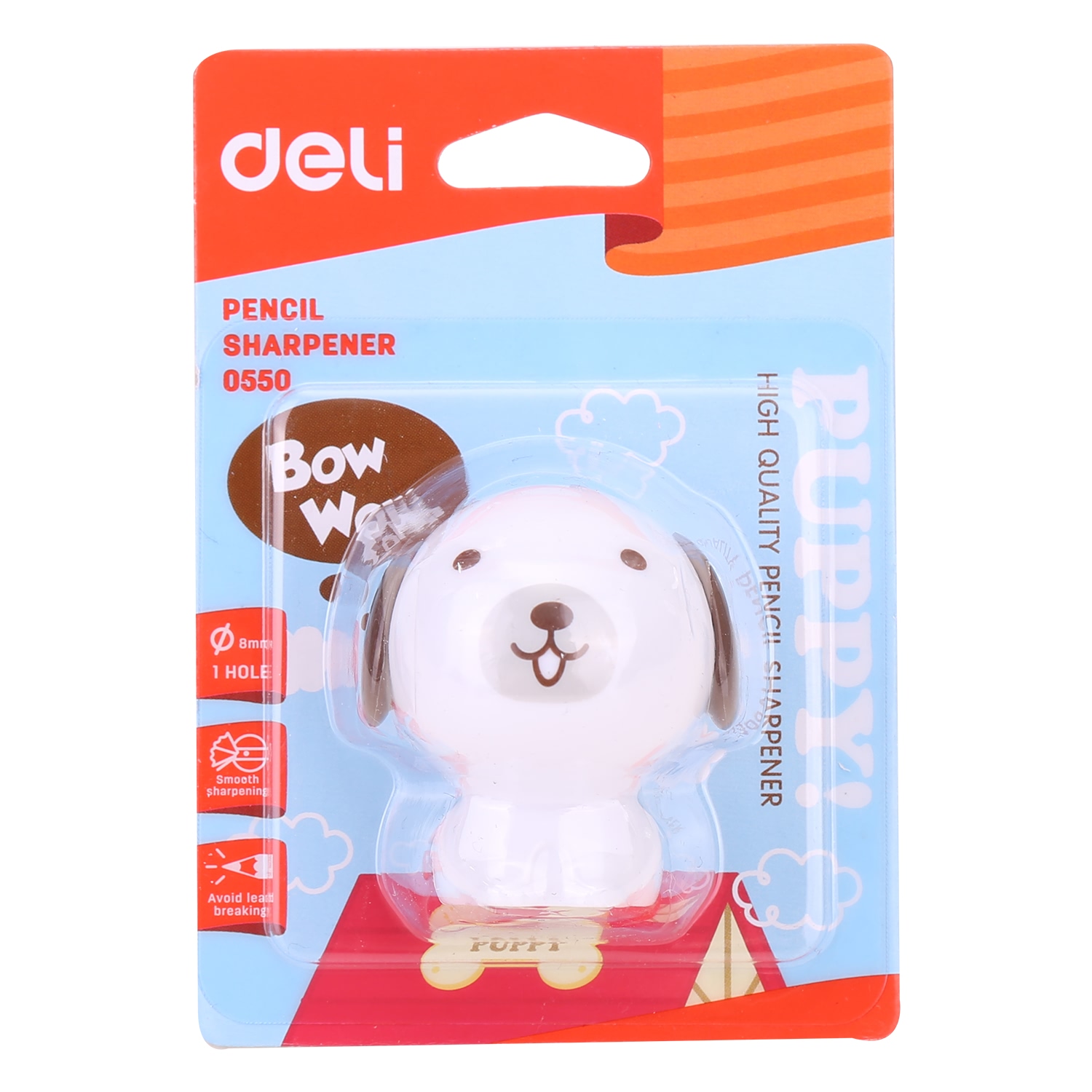 Gọt Bút Chì Deli - Lưỡi Thép Xanh Dương, Hồng, Trắng - 1 Cái - E0550