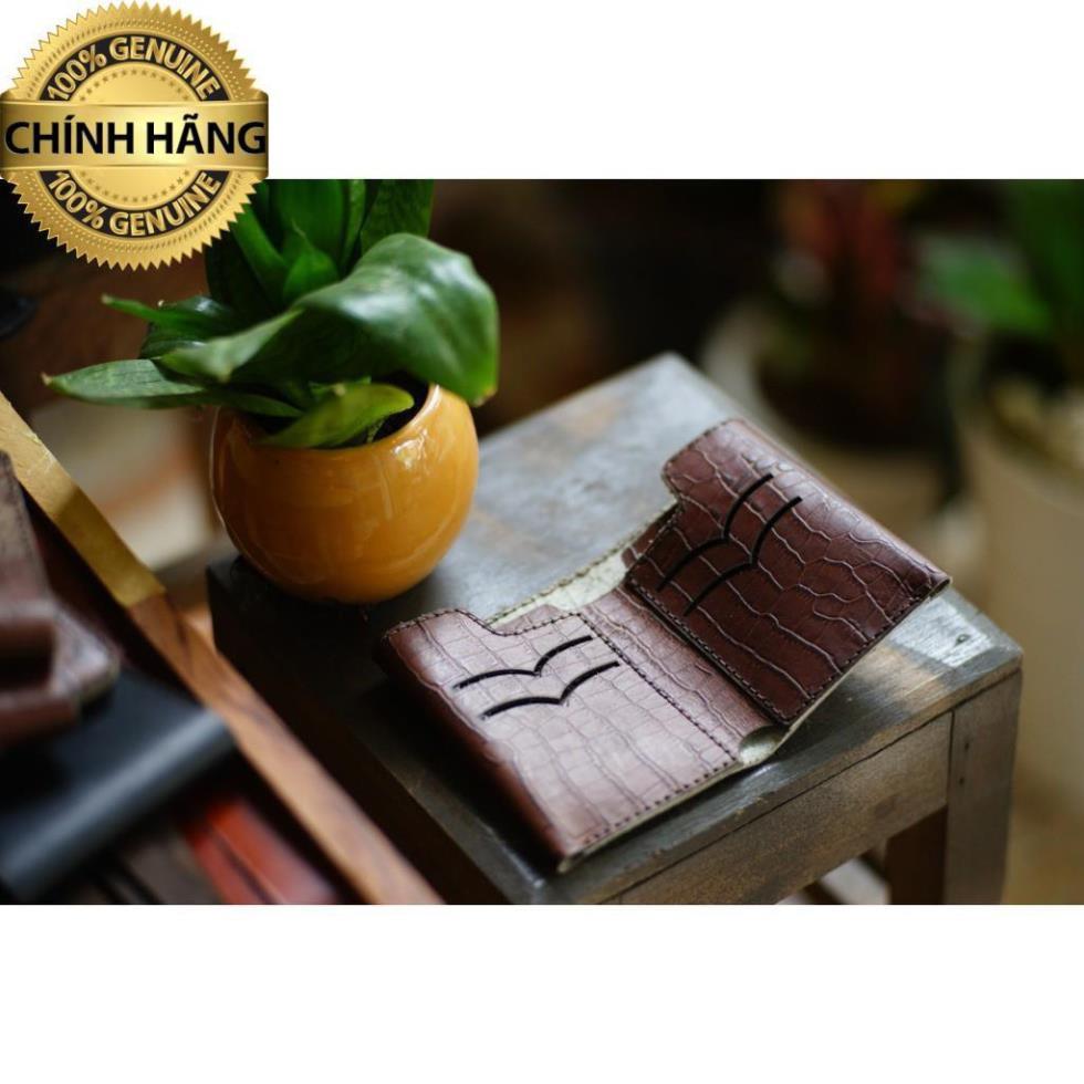 VÍ DÁNG ĐỨNG FREE STYLE VÂN CÁ SẤU-CHÍNH HÃNG RAM LEATHER .