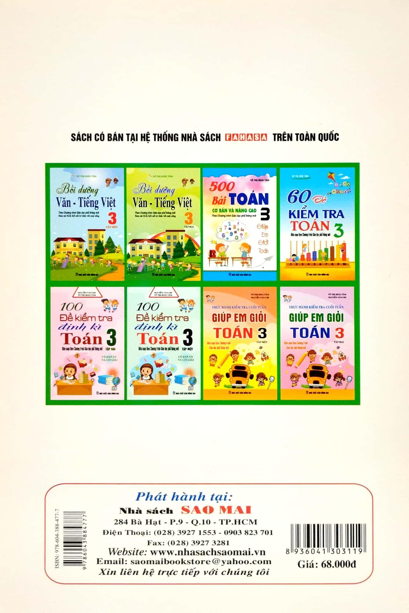 Đề Luyện Tập Kiểm Tra Toán 3