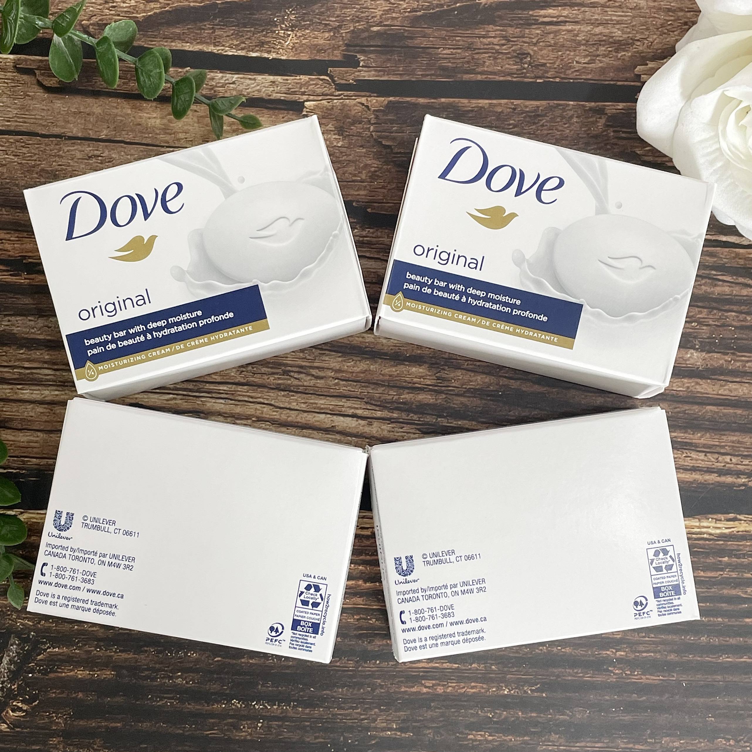 4 Bánh Xà phòng cục Dove Mỹ White Beauty 106g dưỡng trắng da