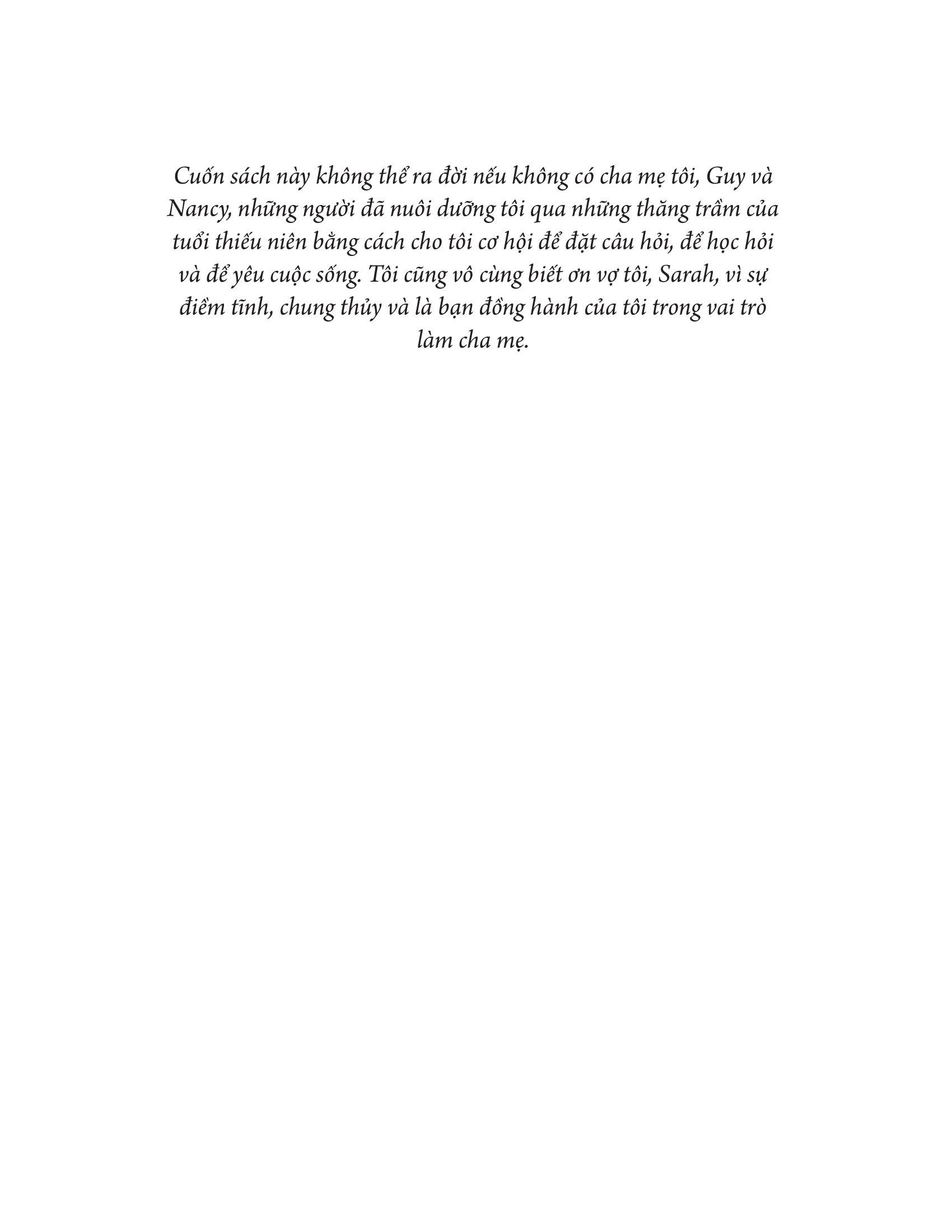 Giáo Dục Giới Tính Cho Con Trai