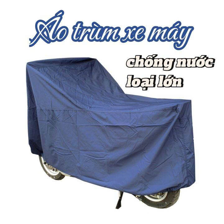 Bạt Trùm Xe Máy , Áo Trùm Xe Che Nắng Mưa, Tấm Phủ Che Nắng Xe Máy Đa Năng Vải Dù Siêu Dày, Hàng Việt Nam, Có Túi Đựng