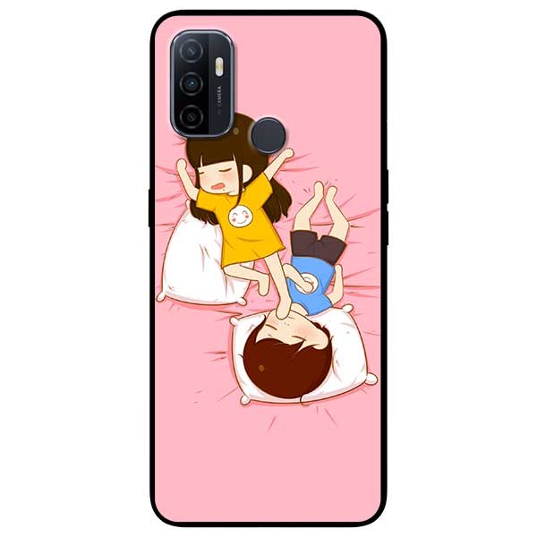 Ốp lưng dành cho Oppo A53 mẫu Couple Ngủ