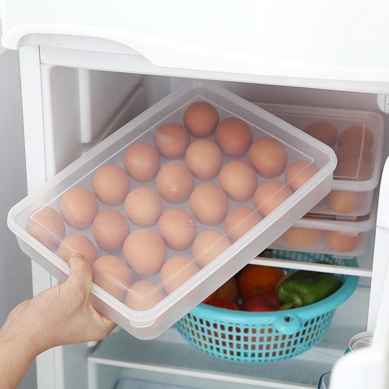 Hộp đựng trứng 24 ngăn – Việt Nhật Plastic nhựa PP nguyên chất an toàn cho mọi nhà