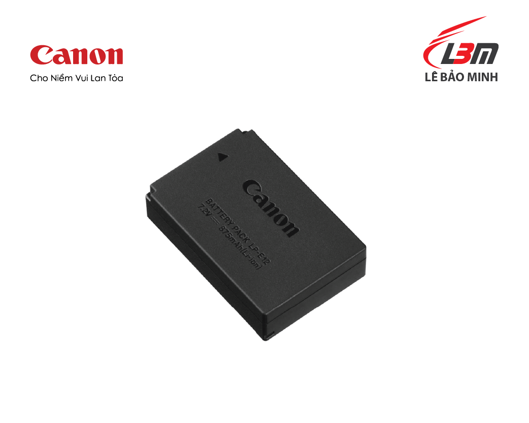 Pin Zin Canon LP- E12 (dành cho EOS EOS M, EOS M2, EOS M10, EOS M50, EOS M100...) - Hàng Chính Hãng Lê Bảo Minh