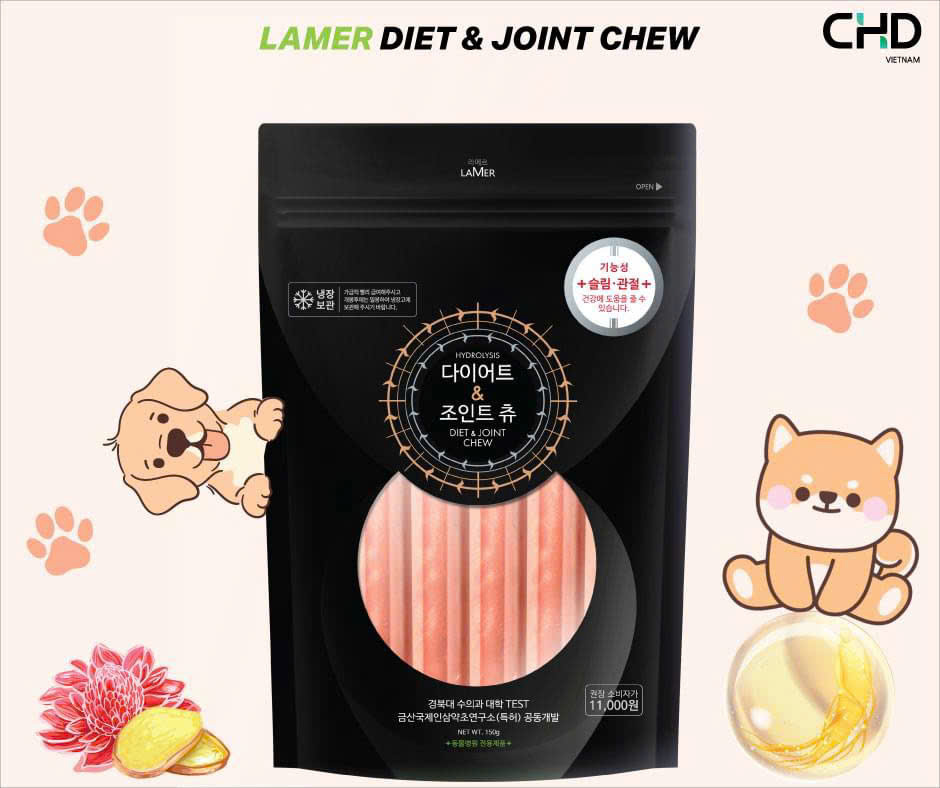 THANH GẶM KHÔNG BÉO KHOẺ XƯƠNG,TĂNG MIỄN DỊCH,LOẠI BỎ CAO RĂNG LAMER DIET &amp; JOIN CHEW TỪ NHÂN SÂM 150g