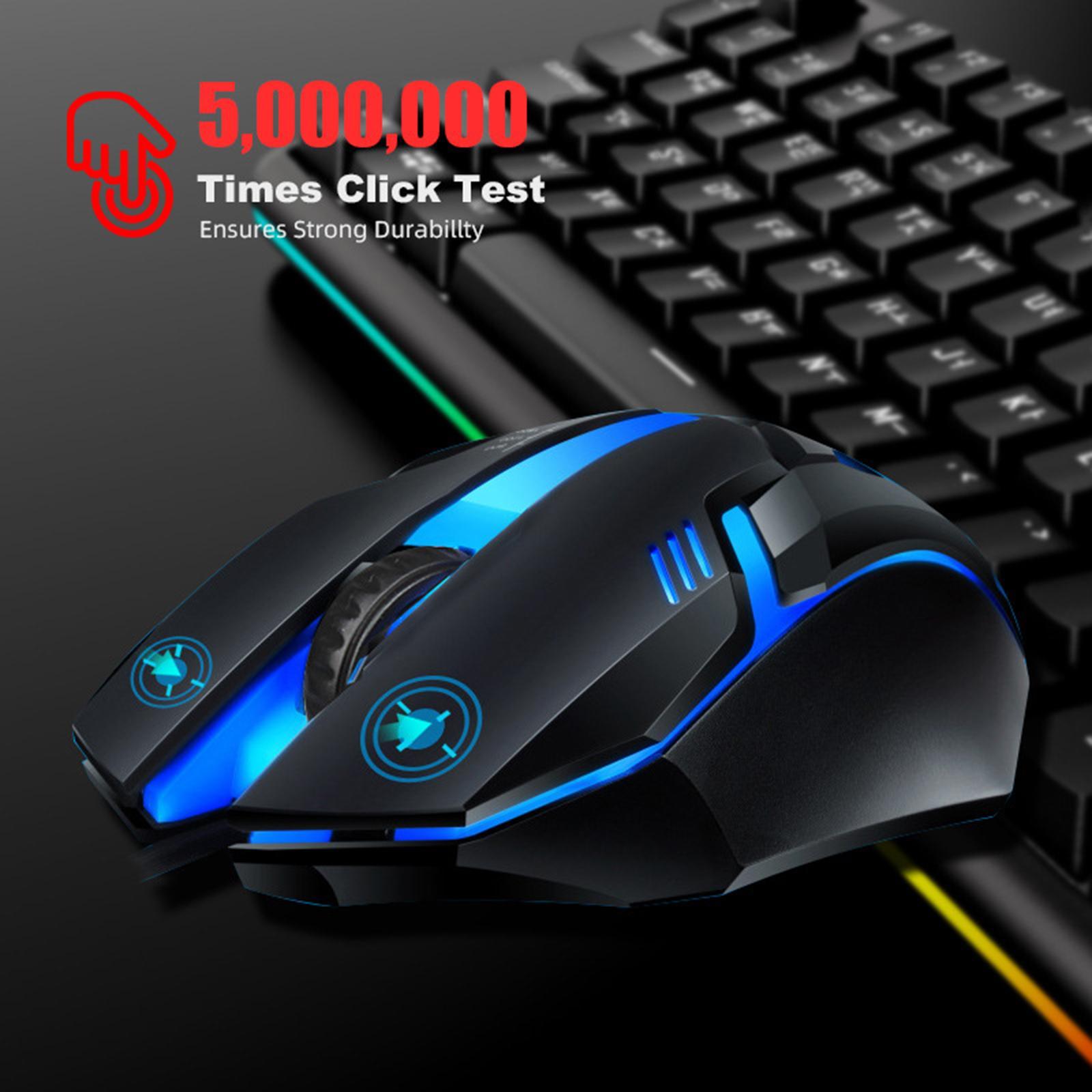 USB Gaming Mouse Mice for Gaming Computer Work Universal Comfortable