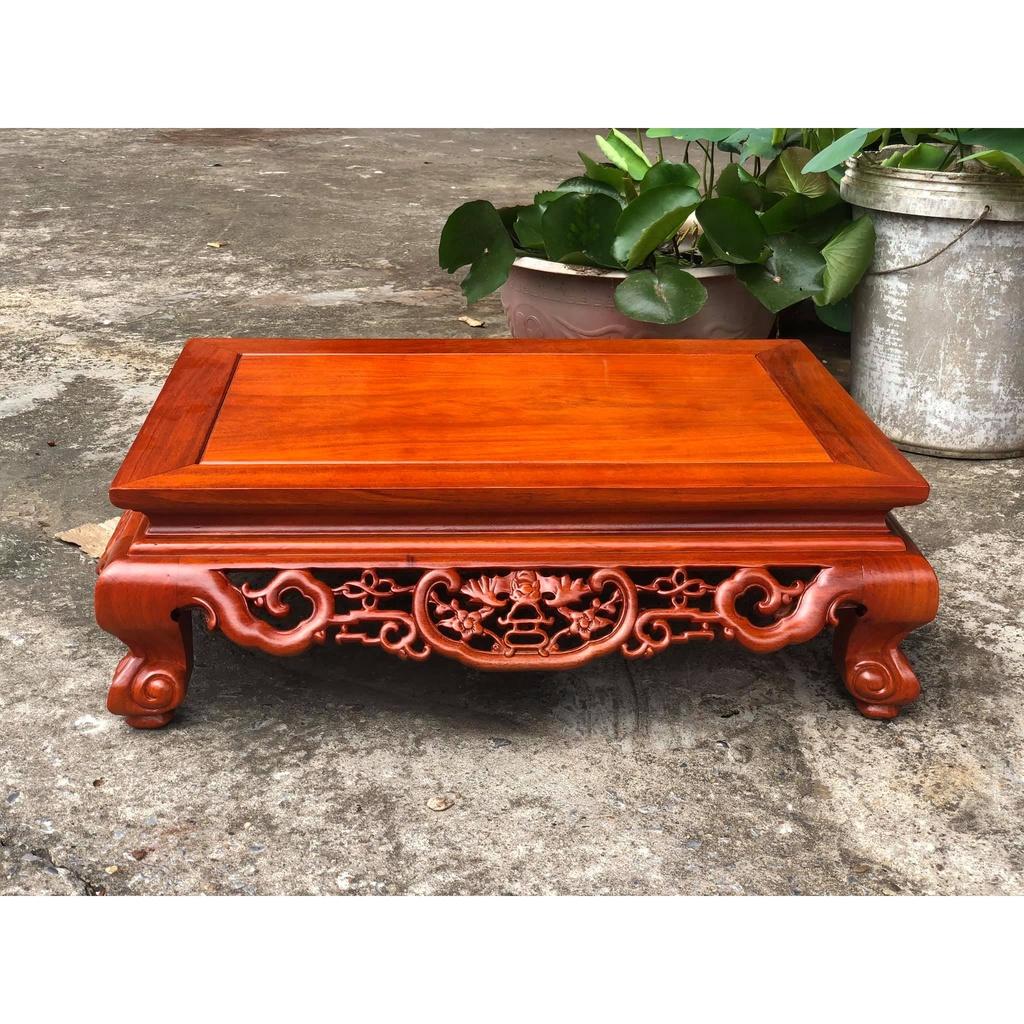 Bàn Osin Chiện Rơi Gỗ Hương, Bàn Trà Nhật, Bàn Cơm 50 x 80 x cao 21cm