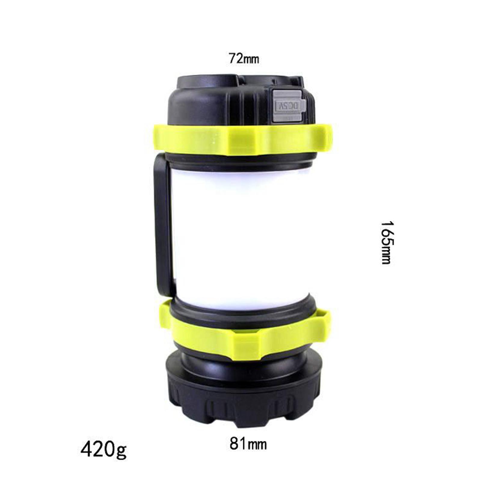 Portable LED Camping Light Outdoor Tent Lamp Handy Flashlight USB Rechargeable