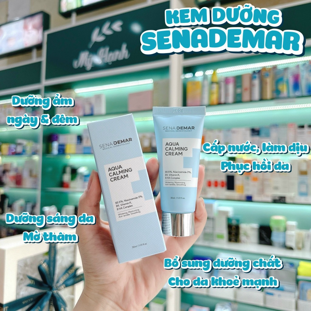 Kem dưỡng mặt ban đêm SenaDemar dưỡng ẩm phục hồi 30ml hạn 2027