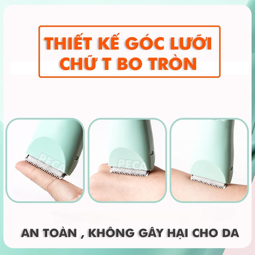 Tông đơ cắt tóc trẻ em không dây Kemei KM-811lưỡi sứ trắng, không ồn chuyên dụng cắt tóc cho con, cắt tóc bé sơ sinh