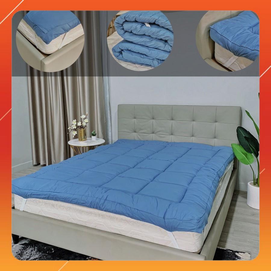 Topper Lông Vũ Microfiber Cao Cấp Mềm Mịn Mát Nệm Trải Sàn, Topper Nệm Đa Năng Chuẩn Khách Sạn