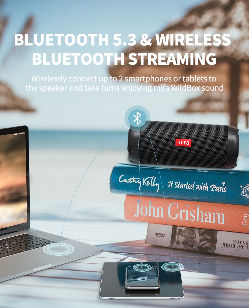 Loa Bluetooth MIFA WildRod Công Suất 30W, Bluetooth 5.3 - Hàng Chính Hãng