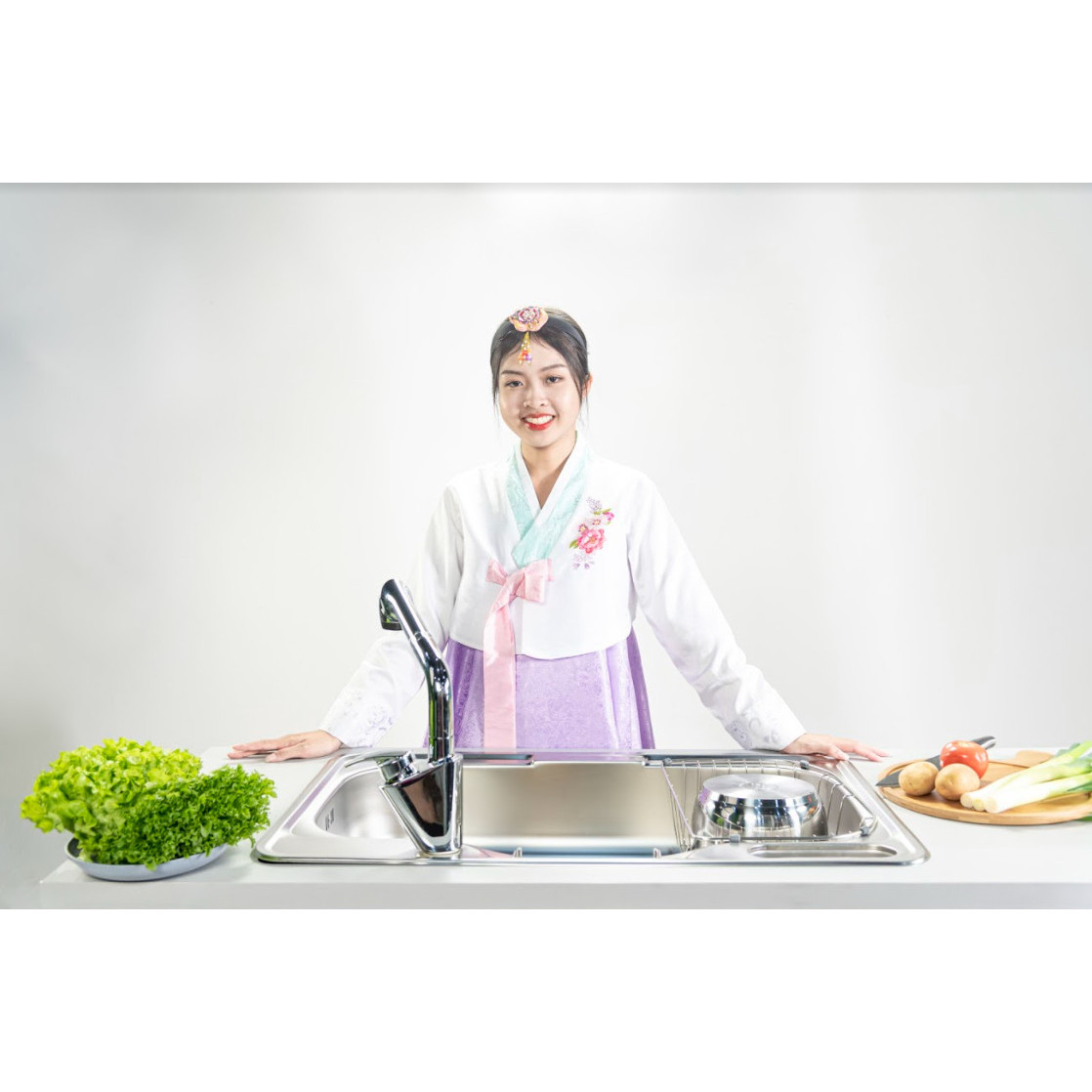 Chậu rửa inox 304 đơn Lizens LDSP850