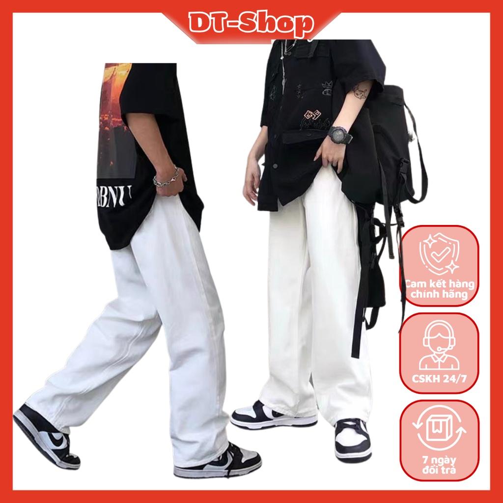 40-100kg quần kaki nam nữ ống rộng thời trang bigsize bagy ống rộng thu đông