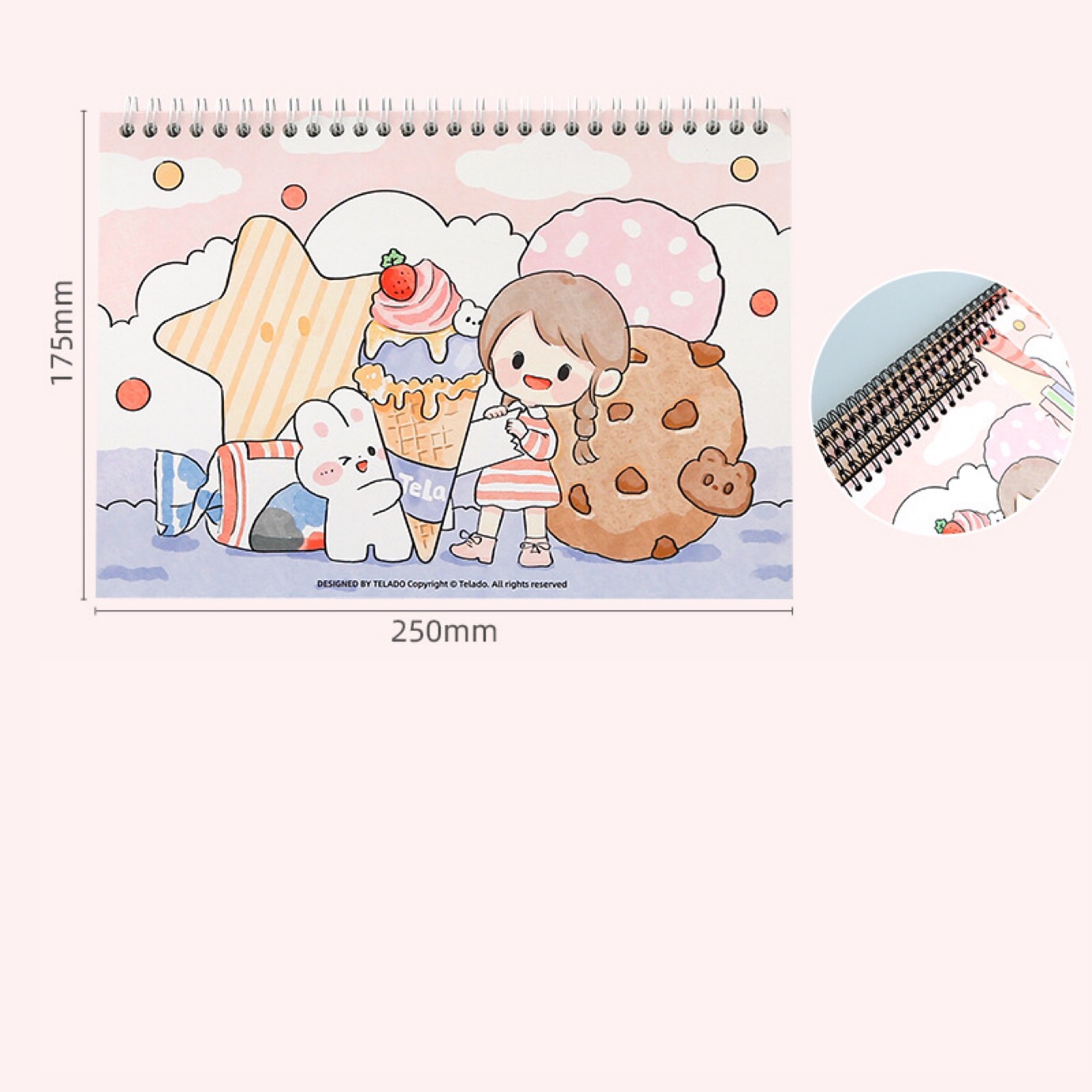 Sổ chiết washi tape size A5, B5, A4 dùng để lưu trữ stickers / washi tape tiện lợi