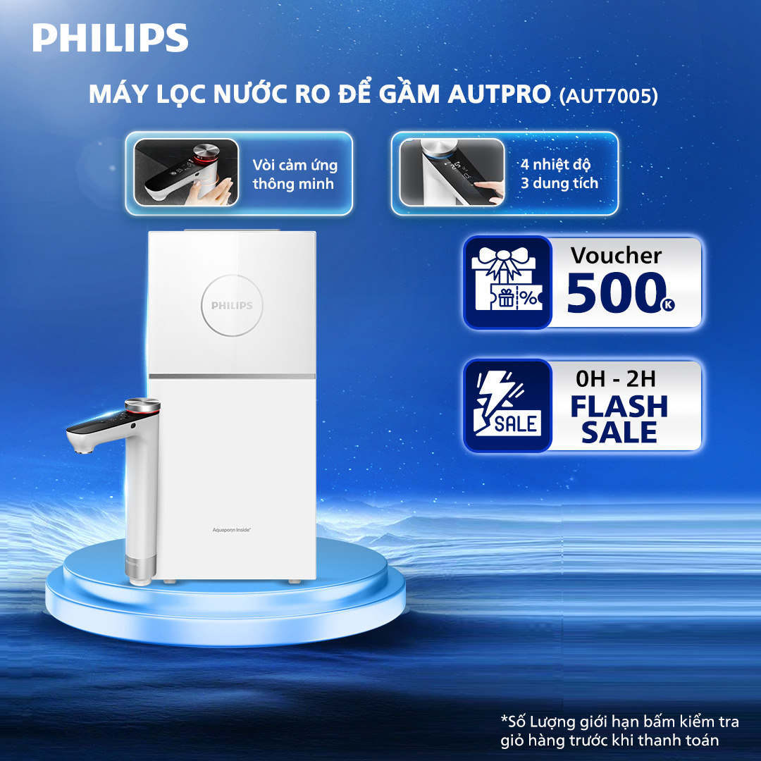 Máy lọc nước RO Philips AUT7005 MIỄN PHÍ LẮP ĐẶT - Hàng chính hãng