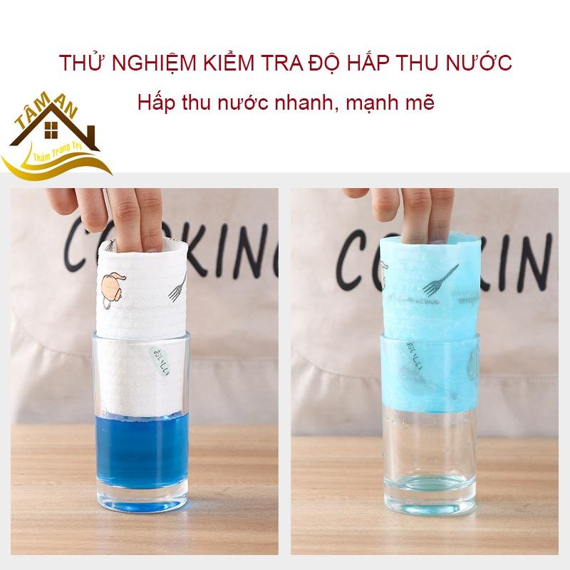 Cuộn Giấy Lau Đa Năng, Cuộn Khăn Giấy Thấm Dầu Mỡ Nhà Bếp Có Thể Giặt Tái Sử Dụng Được