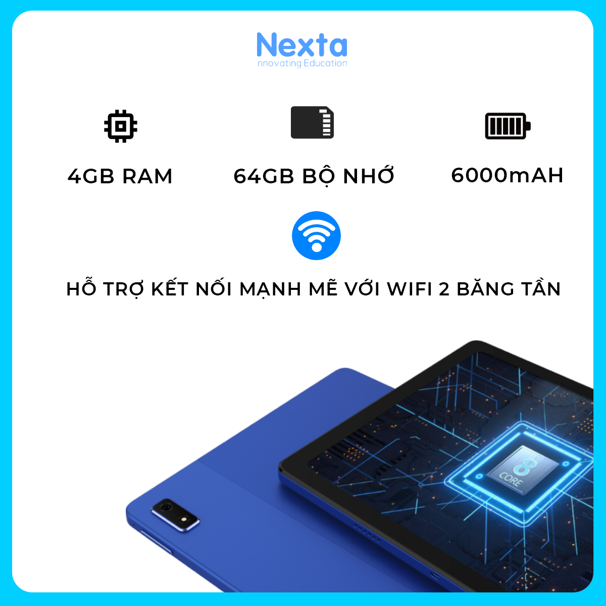 Máy tính bảng Nexta Smart Study 1 - Hàng Chính Hãng