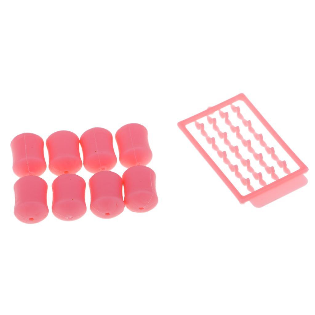 9Pcs Pop Up Soft Floating Baits Boilie Stopper Carp Fishing Lures Tool