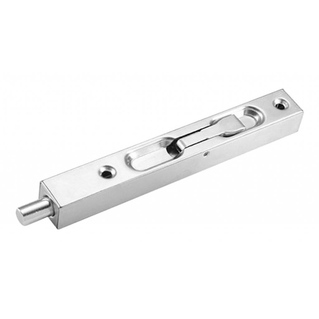 2x 6'' Security Door Latch Bolt Home Door Bolt Slide Bolt Lock for Locking