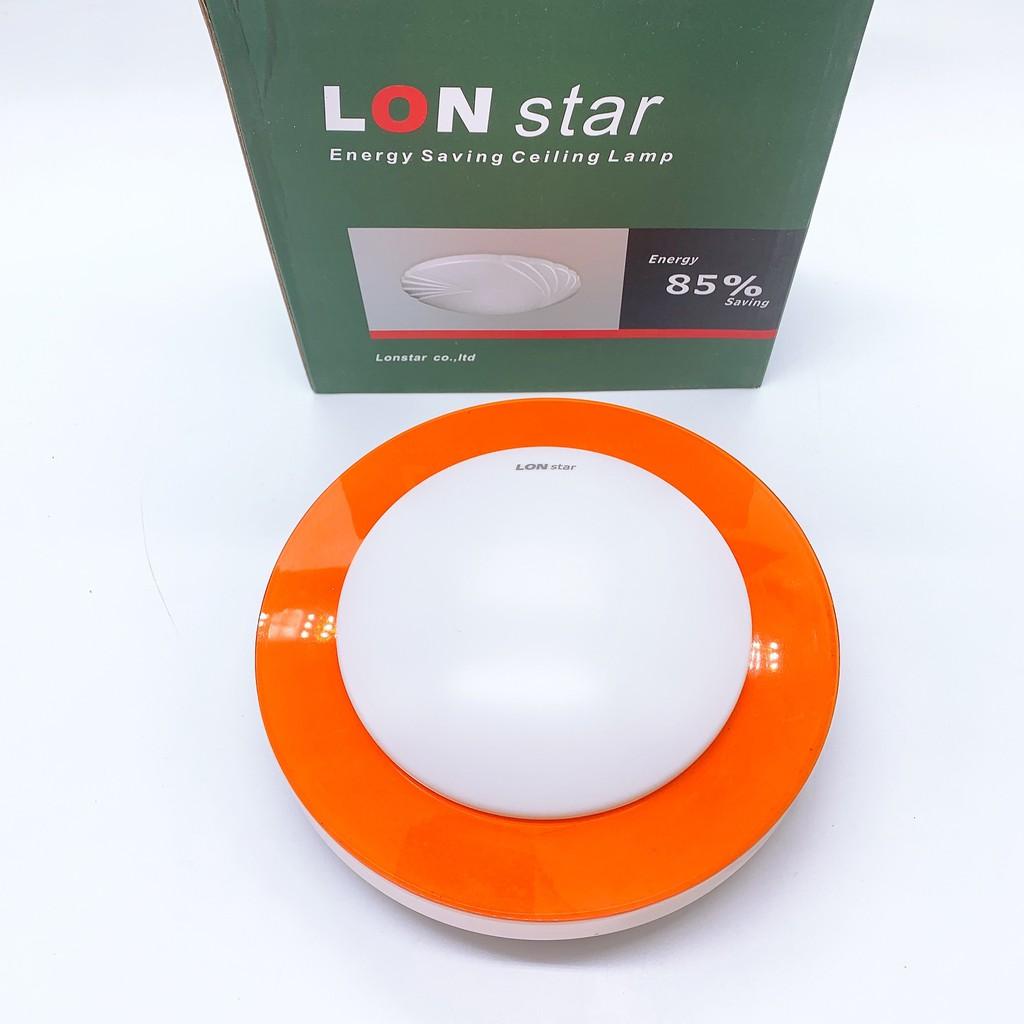 Đèn ốp trần trang trí ban công,phòng vệ sinh,cầu thang 21W phi 19cm ốp nổi tròn Thương hiệu LONstar