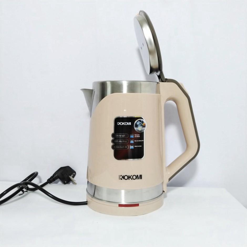 Ấm Siêu Tốc kokomi 2 Lit - Bền Bỉ, Nước Sôi Nhanh